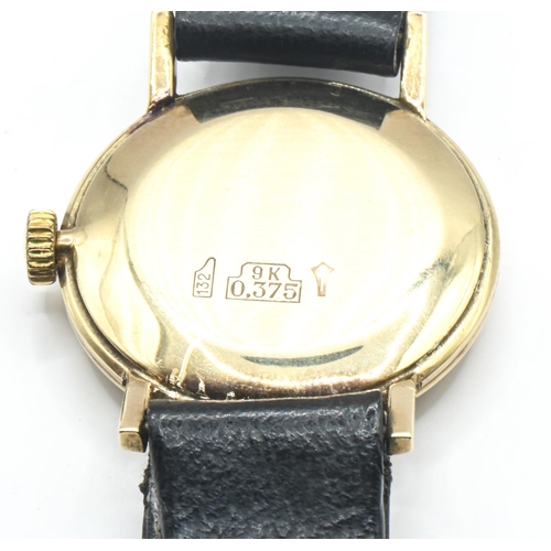 27 - Oriosa ladies 9ct gold cased watch, the gold coloured dial with Arabic numerals, 17 jewels incabloc,... 