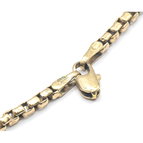 175 - Scrap UnoArre 9ct gold bracelet, stamped UNOAERRE 375, 2.62 grams