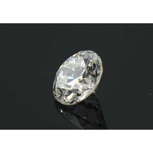 225 - Loose round brilliant-cut diamond estimated to weigh 0.35 carat