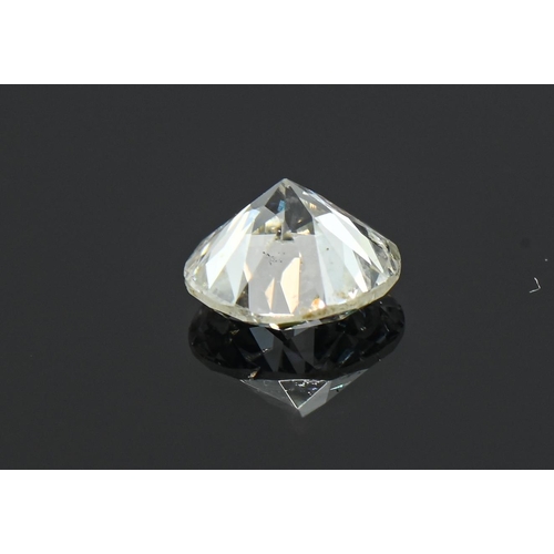 225 - Loose round brilliant-cut diamond estimated to weigh 0.35 carat