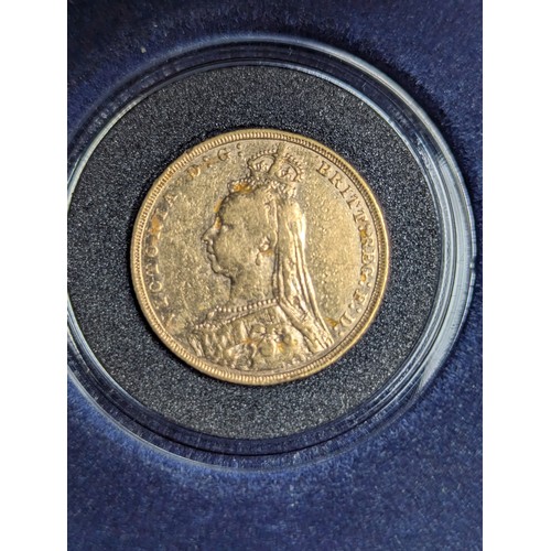 319 - Victoria (Jubilee Head) 1891 full sovereign