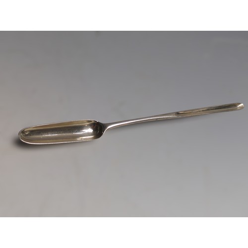 359 - George III silver marrow scoop, partial maker's mark 'GS' possibly for George Smith III, lion passan... 