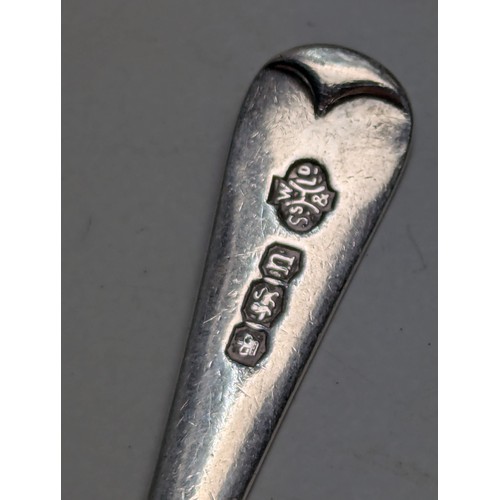 361 - Liberty & Co Ltd silver spoon, Birmingham 1930, with scroll pattern terminal, length 12.2cm... 