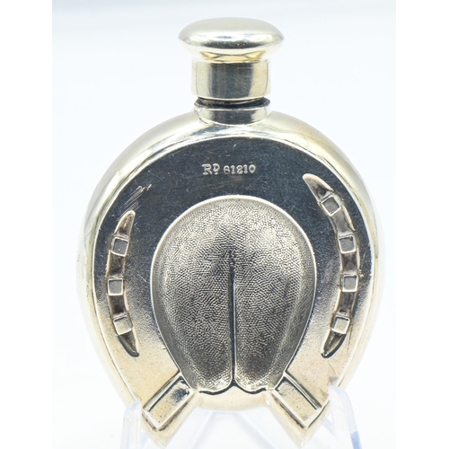 363 - Late Victorian silver novelty scent bottle, Sampson Mordan & Co, London with partial date letter... 