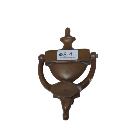 814 - Copper door knocker