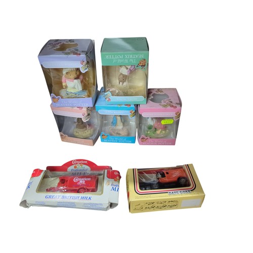 660 - Miscellaneous items, including five Eaglemoss Publications Beatrix Potter boxed figures, Home Pride ... 