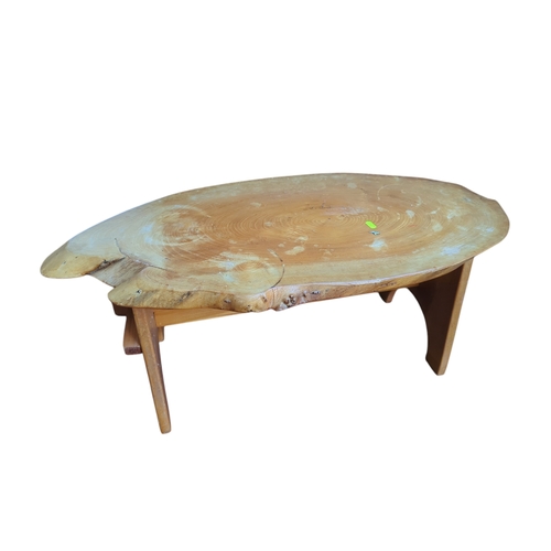 266 - Solid wood coffee table 96cm by 42cm by 37cm