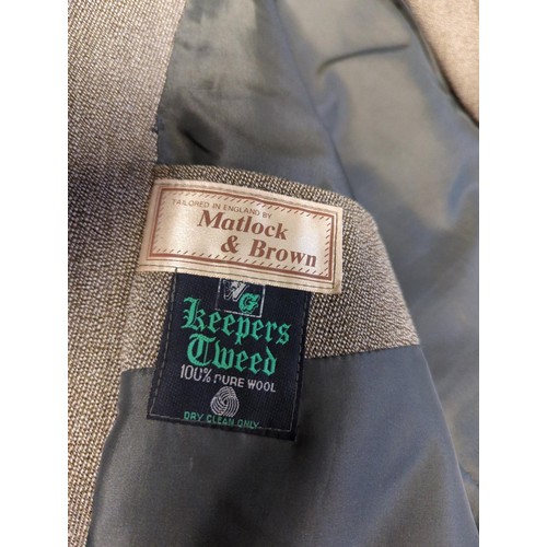 126 - David Little suit. Size unknown but appears L or XL + Matlock & Brown 44