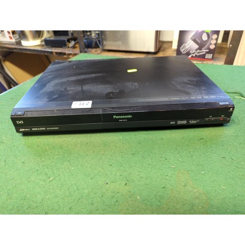 13 - Panasonic DVD recorder. Model DMR-EX78. Power cable but no remote.