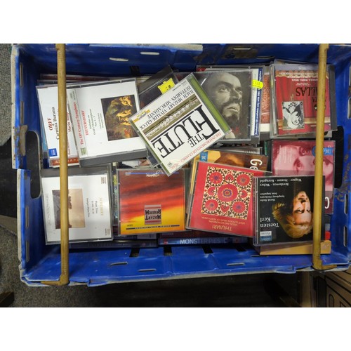 27 - 2 crates of mostly classical CDs. Crates not included. 