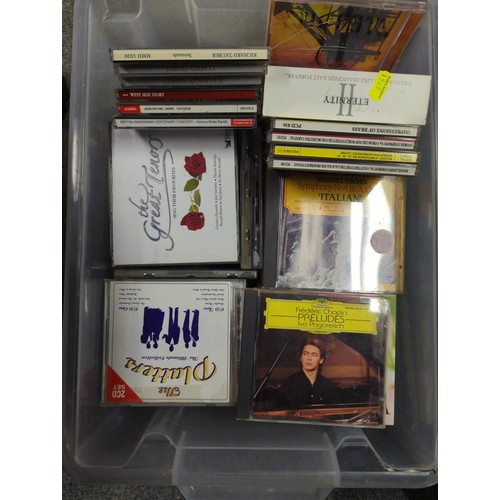 28 - 2 boxes of mainly classical CDs.