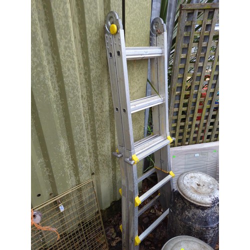 342 - aluminum multi function ladder  