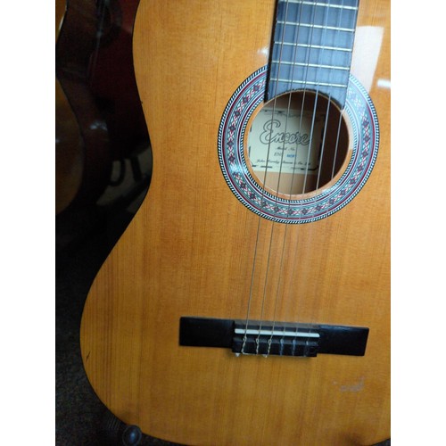 633 - Encore 440FT acoustic guitar with case