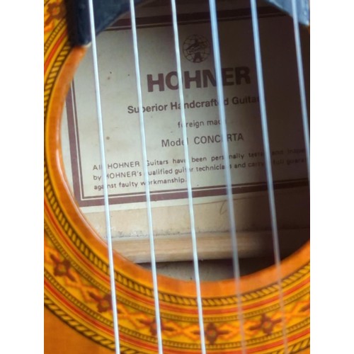 636 - Hohner Concerta acoustic guitar