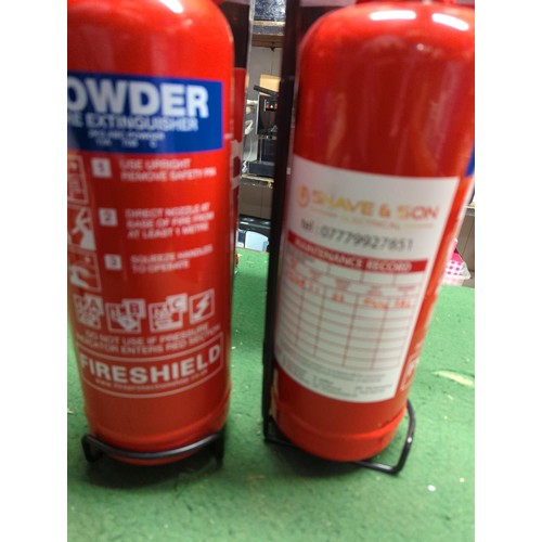 66 - 2 x Firexo 2l fire extinguishers. Model UN1044. As new, in boxes. 