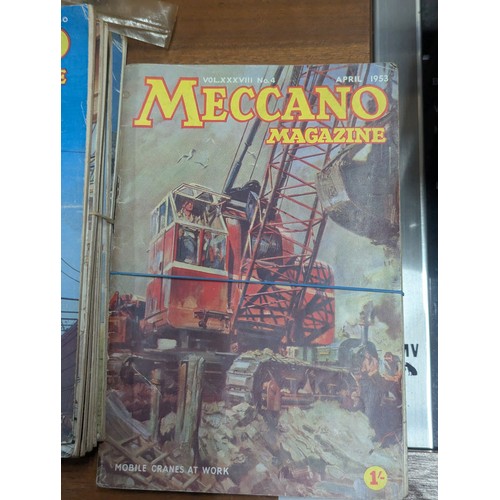 850 - Collection of Meccano Magazines, mainly from 1950s.