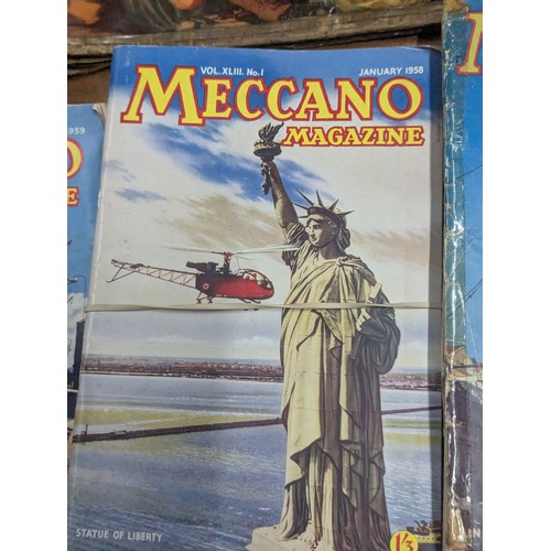 850 - Collection of Meccano Magazines, mainly from 1950s.