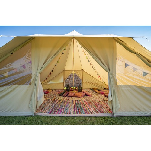 535B - New and unused bell tent 5m x 4m 'Ultimate Touareg Tent' from The Bell Tent Shop, RRP £925