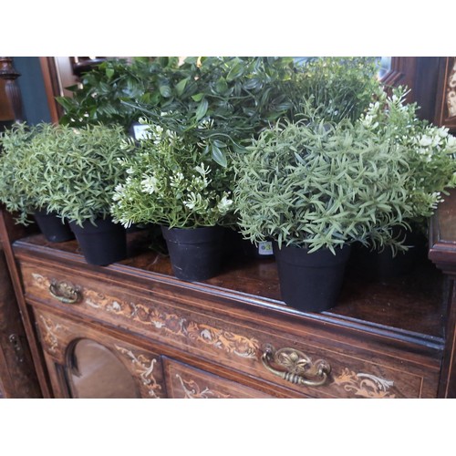 714 - Large collection of Ikea faux plants