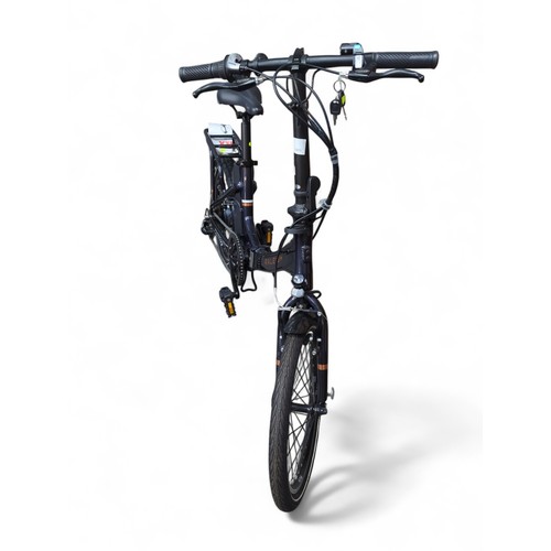 536A - Raleigh TransX stowaway e-bike with 36v battery, charger and keys. Fully adjustable. Approx. 163cm l... 