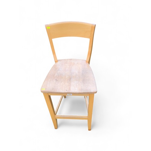 513 - Farmhouse high back stool H102cm