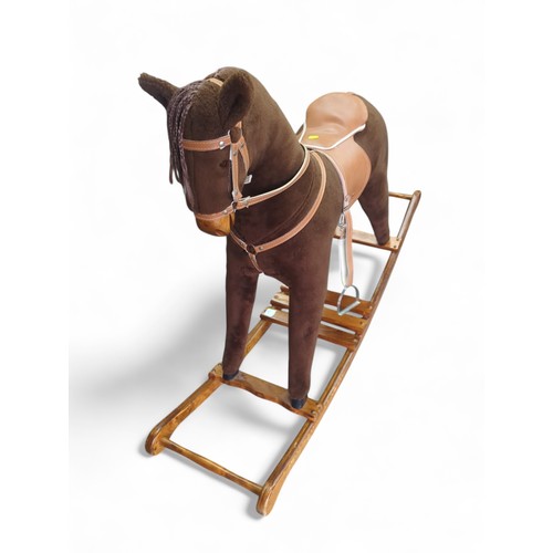 133 - Mamas & Papas rocking horse. L143cm H100cm.