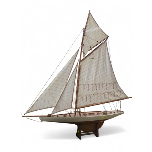 141 - Nauticalia london model sailing boat 102cm by 17cm by 123cm