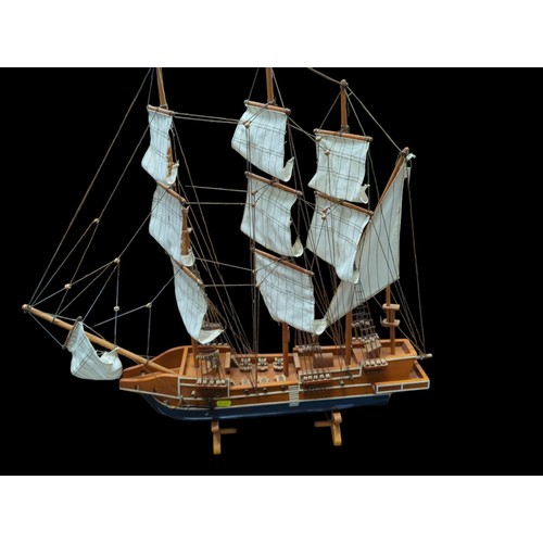 94 - 2 x model galleons, inc. Golden Hind and Onedin.