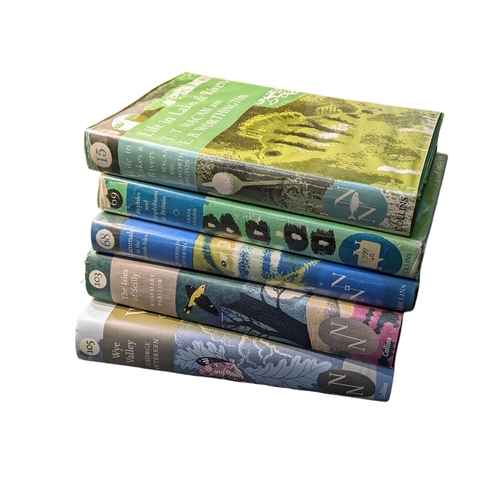 354 - Five Collins New Naturalist series titles, all in the original green cloth gilt and with dust wrappe... 