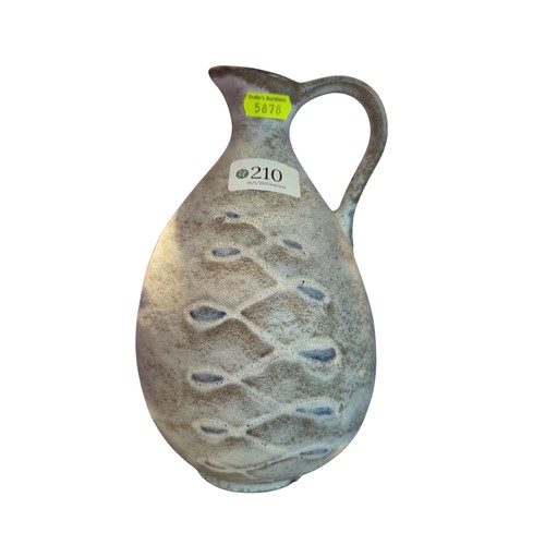 210 - Pottery jug. H23cm