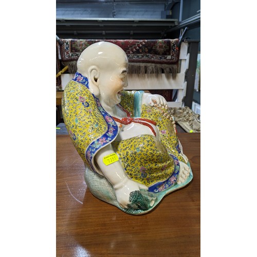 326 - Chinese porcelain figure of Putai, 20th century, impressed marks to base, height 23cm