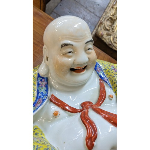 326 - Chinese porcelain figure of Putai, 20th century, impressed marks to base, height 23cm