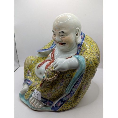 326 - Chinese porcelain figure of Putai, 20th century, impressed marks to base, height 23cm