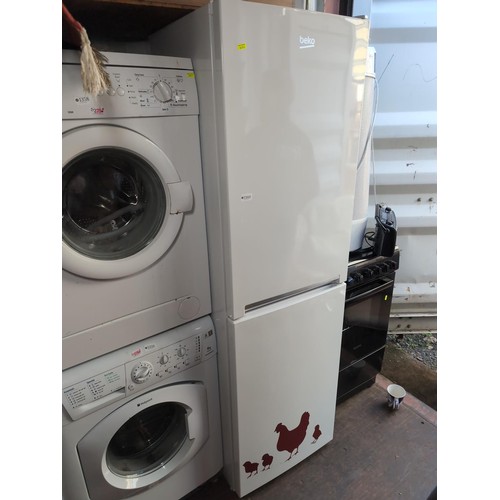 1360 - Beko 50/50 Fridge Freezer H 181cm