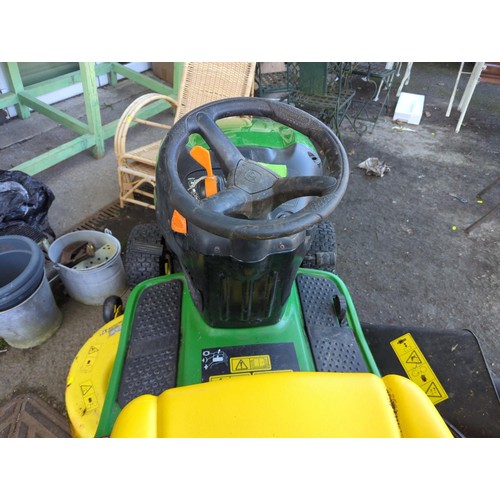 1A - John Deere X110 Automatic Ride on Lawn Mower