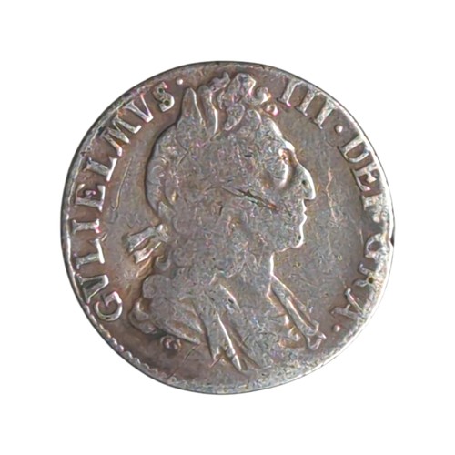 236 - William III 1697 sixpence