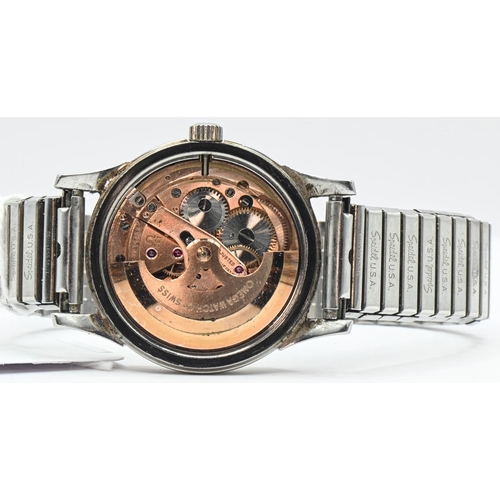 257 - Omega automatic chronometer Constellation Calendar stainless steel cased watch, circa 1959, the silv... 