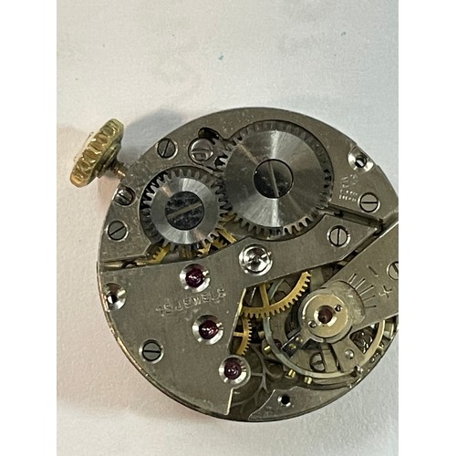 276 - 9ct gold cased Avia ladies watch, the silvered dial with Arabic and baton markers and subsidiary sec... 