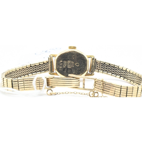 278 - 18ct gold cased ladies quartz watch, the dial marked 'Samira 17 Rubis Incabloc' but with a later Tec... 