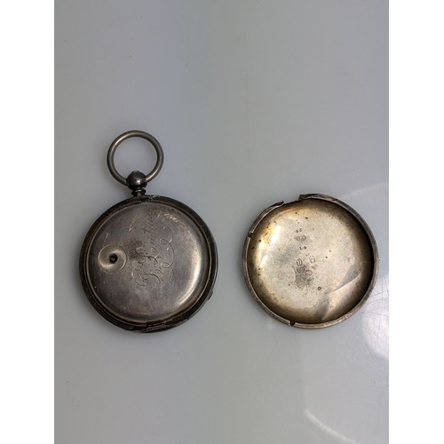 283 - Victorian Kendal & Dent silver cased key-wind open face pocket watch, case hallmarked Kendal &am... 