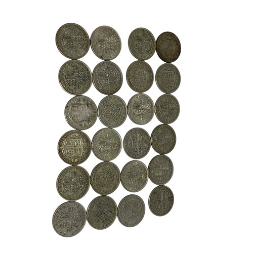 245 - Twenty-four pre-1947 half crowns, gross weight 335 grams