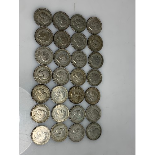 247 - 310 grams of pre-1947 florins and shillings