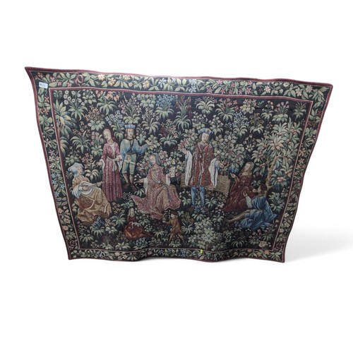 1190 - Reproduction tapestry after the Renaissance 'The Secret Garden', 142 x107cm