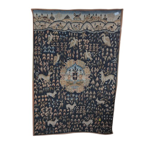 1191 - Tapestry depicting Thousand Emblazoned Flowers after Jules Pansu, 93 x 137cm