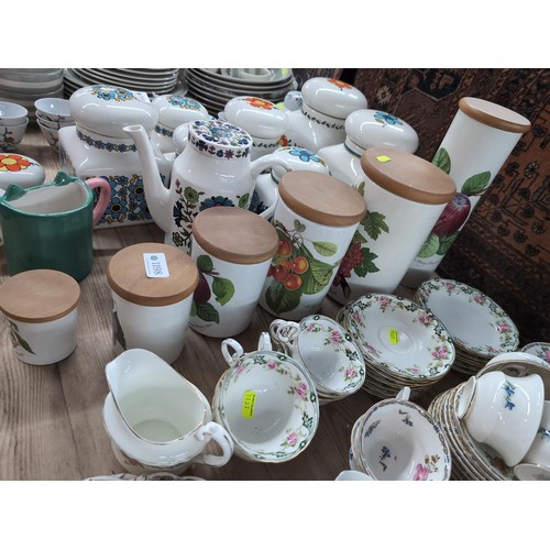 1198 - 6x Portmeirion kitchen storage jars