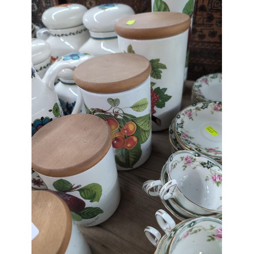 1198 - 6x Portmeirion kitchen storage jars