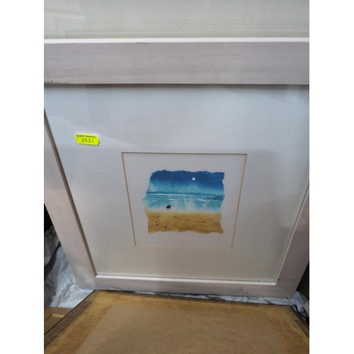 1206 - Box of various artwork. Inc. originals & prints.