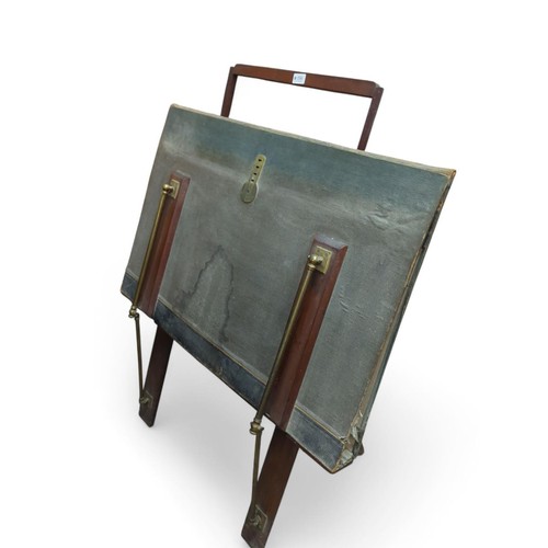 196 - Travelling Draghtsman's Easel/ Folding Folio Stand by Bunyard of London C19th