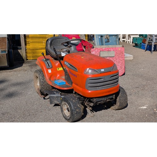 Husqvarna LT151 ride-on lawn mower, running order unknown
