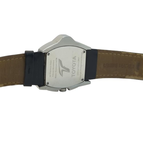 12 - Two ltd edition Toyota watches, including: 'Nose Cone' Citizen chronograph watch with booklet and ca... 